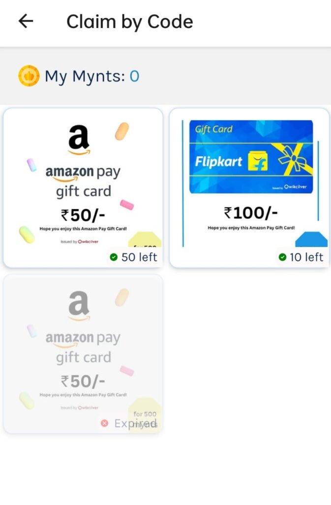 Mynyfy Free Gift Vouchers Redeem