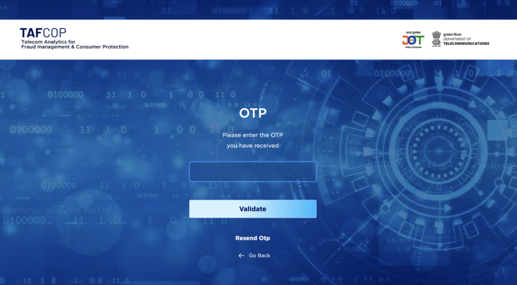 tafcop.dgtelecom.com