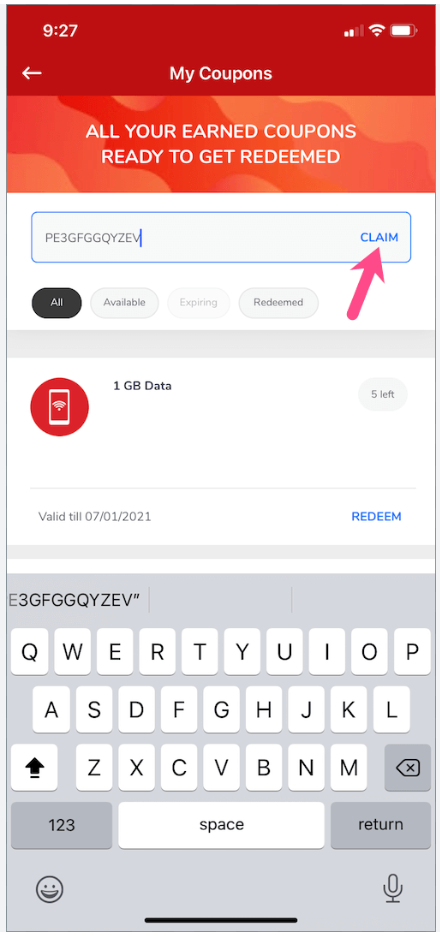 airtel “Have a Coupon Code