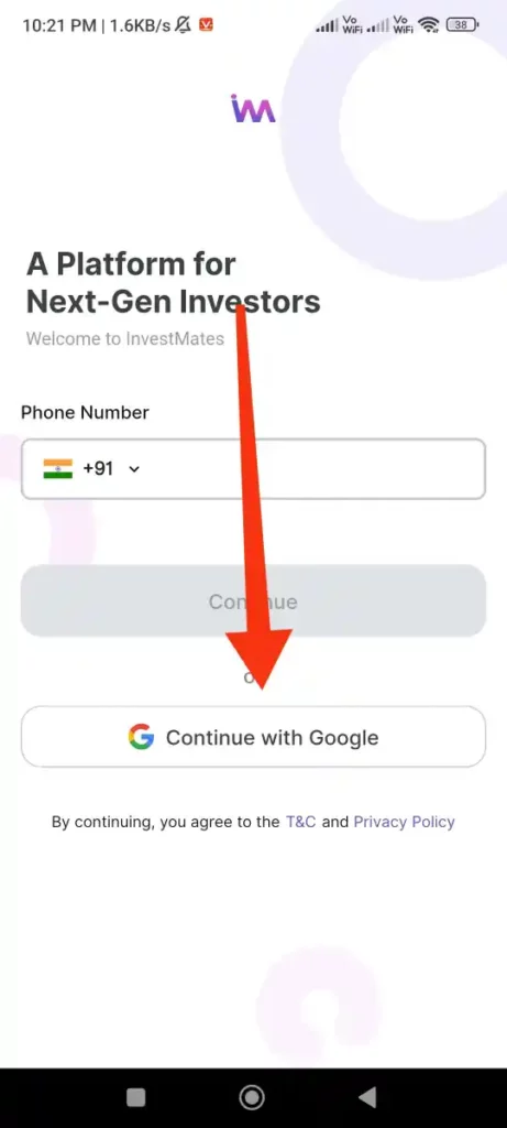 Login With Google Account
