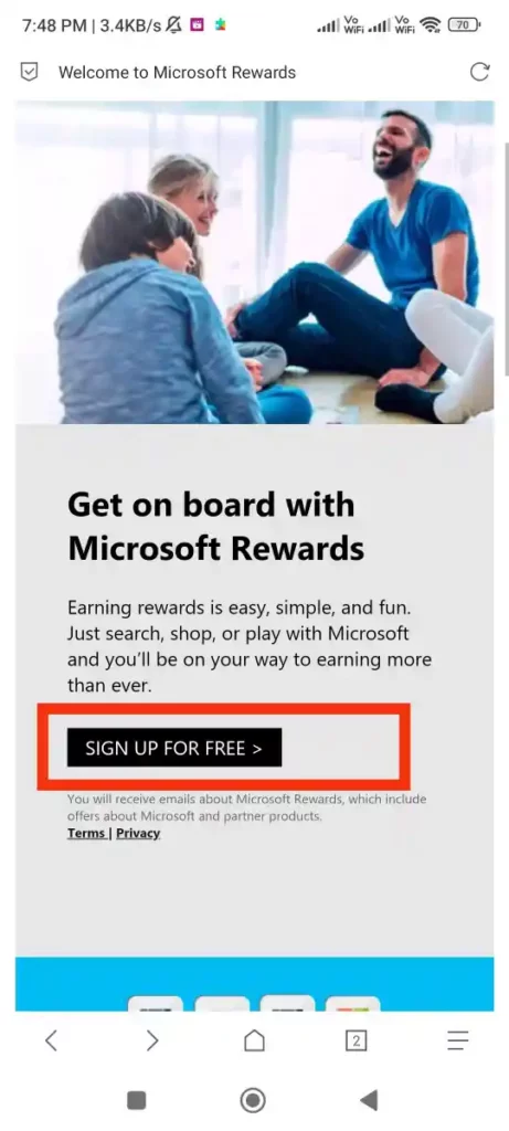 SignUp For Free