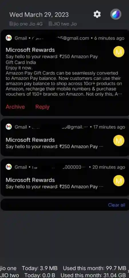 Microsoft Rewards Redeem Gift Voucher Proof