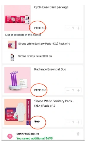 Sirona Free Gift