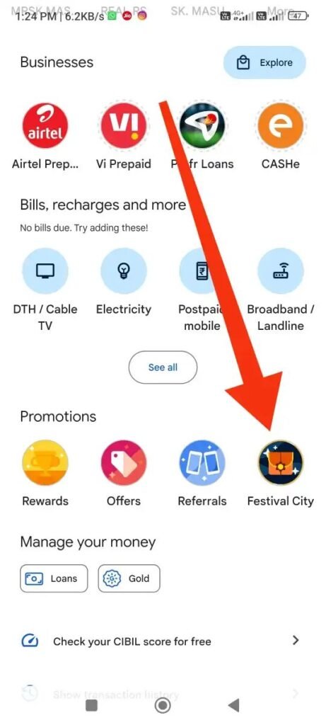 Festival City Offer Page