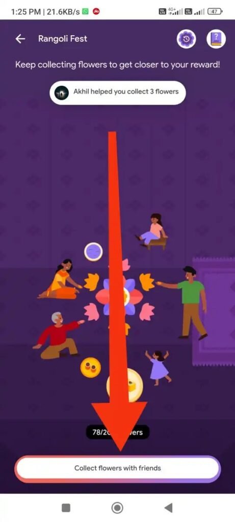 Collect Clowers with Friends