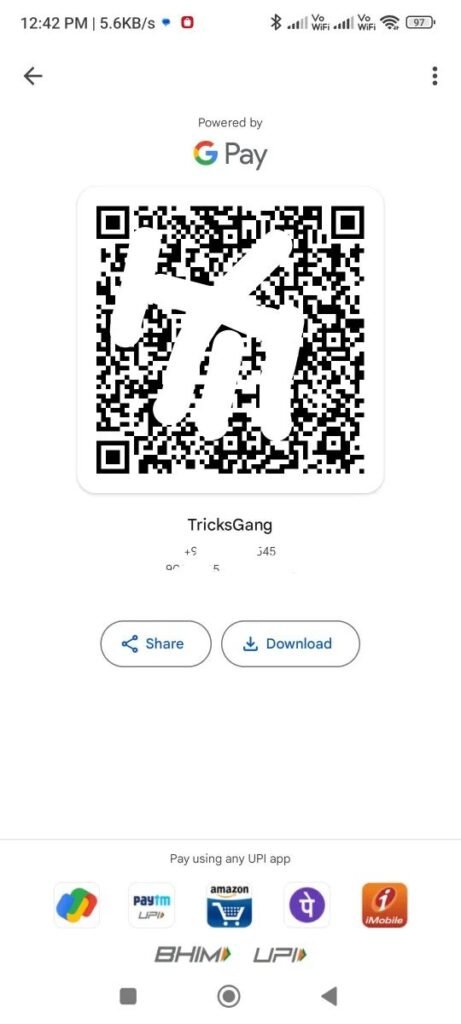 Get Instantly Merchant QR Code