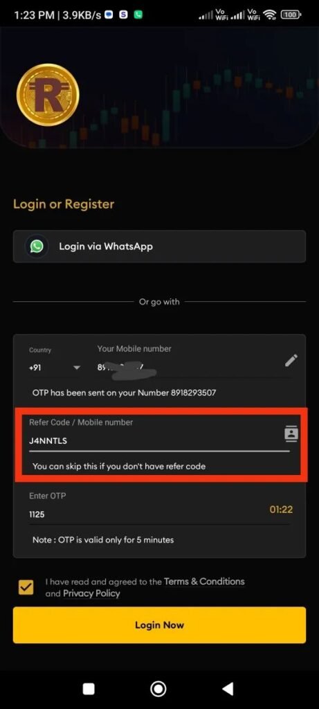 rovi m91 Refer Code/ Mobile Number