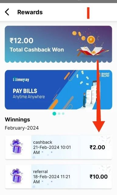 Credited to a Linked Bank