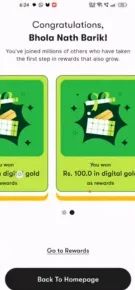 kalash gold Earn Rs.100